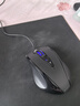 雙飛燕（A4TECH）N-810FXS 有線(xiàn)鼠標靜享輕音筆記本臺式電腦辦公鼠標 人體工學(xué)USB接口大手鼠標 紳士啞黑 曬單實(shí)拍圖