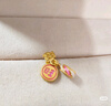 周大生x旺仔牛奶糖聯(lián)名黃金琺瑯轉運珠桃花足金手鏈生日禮物送女友 旺上加旺轉運珠-0.95g-【不配繩,介意慎拍】 【單轉運珠-無(wú)贈品,介意慎拍】 曬單實(shí)拍圖