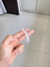 拾想瑪瑙手鐲紫水晶女款冰飄紫冰種玉髓淡紫色玉鐲子高冰透馬料禮物 63-64圈口 曬單實(shí)拍圖