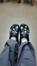 卡駱馳（crocs）經(jīng)典泡芙Clog男女一腳蹬懶人沙灘鞋 CR207521-001 36 曬單實(shí)拍圖