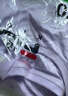 FILA【涼感】斐樂兒童童裝上衣2025年秋季新款女大童純棉短袖T恤 云菇白-WT 165 曬單實拍圖
