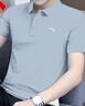 安踏polo衫短袖t恤男夏季薄款翻領(lǐng)運(yùn)動(dòng)休閑服男士寬松透氣冰絲速干衣 7135-6展翅藍(lán) XL 180 曬單實(shí)拍圖