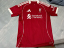 阿迪達斯 （adidas）【滔搏運動(dòng)】2025年男子LFC H JSY利物浦球迷版主場(chǎng)足球短袖球衣 JV6423 M 曬單實(shí)拍圖