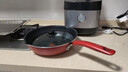 特福（Tefal）炒鍋家用不粘鍋平底炒鍋28cm炒鍋電磁爐燃氣灶通用有鈦 曬單實(shí)拍圖