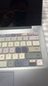 適用于華為電腦MateBook14鍵盤膜2024款D16筆記本GTD14鍵盤保護膜 莫蘭迪色-彩繪硅膠鍵盤膜 華為MateBook 14 2024款 曬單實拍圖