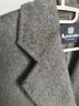 AQUASCUTUM/雅格獅丹2024冬季新女雙排扣毛呢大衣外套Q5050EL2A1 灰色 S 曬單實拍圖