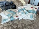 得力（deli）抽氣款真空收納袋 衣服被子旅行收納袋 基礎款 S碼3個(gè)裝 LM200  曬單實(shí)拍圖