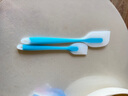 硅膠刮刀一體式刮板大號鏟子蛋糕奶油攪拌刀耐高溫食品級烘焙工具 【半透明硅膠】大號+小號 天藍色 曬單實(shí)拍圖
