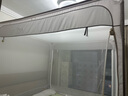 美朵嘉【Air】A類家用嬰兒防摔圍欄蚊帳三開(kāi)門(mén)淺米色1.8米【網(wǎng)眼加密】 曬單實(shí)拍圖