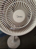 美的（Midea）【清新簡約】家用定時(shí)空氣循環(huán)扇搖頭立式電風(fēng)扇輕音節(jié)能落地扇宿舍桌面小型風(fēng)扇空調(diào)伴侶FGA24TYR 曬單實(shí)拍圖