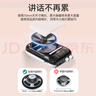 索愛(ài)（soaiy）S-518 FM無(wú)線(xiàn)小蜜蜂擴音器教師專(zhuān)用U盤(pán)TF卡麥克風(fēng)喇叭導游收音機藍牙戶(hù)外音箱音響便攜式 油彩白 曬單實(shí)拍圖