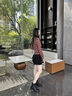ZUOSAISI品牌短靴女厚底百搭復(fù)古馬丁靴女2025秋冬新品女靴時尚靴子女 黑色單里 34 曬單實拍圖