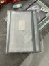 得力(deli)大背寬加厚雙層透明科目分類袋文件袋大容量拉鏈袋學(xué)生文具作業(yè)收納袋 薄荷巧克力PP140 曬單實(shí)拍圖