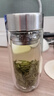 富光雙層玻璃杯泡茶杯大容量茶水分離杯高硼硅水杯子男士禮盒裝390ml 曬單實拍圖