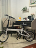 大行（DAHON）折疊自行車16英寸YUKI超輕迷你便攜男女式通勤單車KT610 白色  曬單實(shí)拍圖