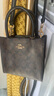 蔻馳（COACH） coach女包 MINI CALLY單肩手提包托特包琴譜包風(fēng)琴包小方包 深棕色5693IMAA8 曬單實(shí)拍圖