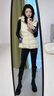 加拿大鵝（Canada Goose）【新品】Clair女士同色調徽標羽絨馬甲大鵝羽絨服 2333WT 9314  S 曬單實拍圖