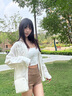 viney羊皮編織包包女包輕奢斜挎包單肩包生日七夕情人節(jié)禮物送女友老婆 【米白】高級(jí)感實(shí)用腋下包 品牌百搭洋氣小眾手機(jī)包 曬單實(shí)拍圖