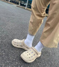 俞兆林洞洞鞋男戶(hù)外厚底透氣涼鞋沙灘運(yùn)動(dòng)涼拖鞋 YG178 卡其  42-43  曬單實(shí)拍圖