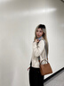 viney斜挎包包女包牛皮水桶包單肩包通勤生日禮物送女友老婆 【焦糖】高級感實(shí)用品牌輕奢手提包 曬單實(shí)拍圖