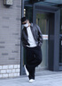 森馬（Semir）休閑褲男冬發(fā)熱抑菌衛(wèi)褲寬松弧形彎刀褲2025新款褲子基礎(chǔ)百搭 黑色90001 L 曬單實(shí)拍圖