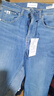 Calvin KleinJeans四季款男士復古ck貓須磨白洗水楔形錐形牛仔褲J326343 曬單實拍圖