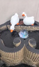 漢韻堂庭院生財(cái)圓形魚池流水?dāng)[件中式戶外循環(huán)水噴泉水景造景布置循環(huán)水 S143-5萬事如意流水小號 曬單實(shí)拍圖