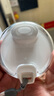 特百惠（Tupperware）晶彩mini塑料杯280ML 男女學(xué)生夏季水杯子兒童雙飲口便攜 珍珠白 曬單實(shí)拍圖
