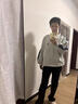 凌泊胖子柳葉彎刀牛仔褲男腿粗屁股大修飾腿型褲子顯高顯瘦直筒微喇褲 黑色升級款 高品質(zhì) XL (175) 130至140斤可穿 曬單實(shí)拍圖