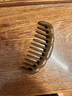高端金絲檀半月寬齒檀木梳頭皮按摩粗齒梳子古典高檔精品木梳 龍鳳檀波浪大齒月梳 曬單實(shí)拍圖