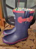 EVERCREATURES英國雨靴防滑雨鞋女成人兒童雨鞋橡膠鞋藍紅撞色時(shí)尚雨靴 女 中筒 藍紅撞色中筒11RNV 38 曬單實(shí)拍圖