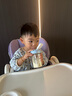 BABY MIND適配赫根hegen奶瓶配件直飲吸管水杯轉換頭儲物蓋中間環(huán)防塵蓋 【雪霧白】直飲水杯蓋+替換吸管*2【贈送吸管刷】 曬單實(shí)拍圖