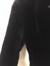 BESNOS意大利品牌貂皮大衣女整貂中長(cháng)款進(jìn)口天鵝絨水貂毛皮草外套女 黑色 3XL 曬單實(shí)拍圖