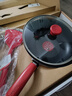 特福（Tefal）炒鍋家用不粘鍋平底炒鍋28cm炒鍋電磁爐燃?xì)庠钔ㄓ糜锈?曬單實(shí)拍圖
