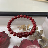 RWTW朱砂貔貅手串男士轉(zhuǎn)運(yùn)珠女款 本命年七夕禮物 8mm珠(紫金砂) 曬單實(shí)拍圖