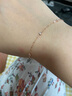萊紳通靈 百搭通勤18K金鉆石手飾手鐲鉆石手鏈生日禮物送女友 18K金鉆石手鏈 曬單實(shí)拍圖