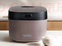 THERMOS【七夕禮物】膳魔師電飯煲 IH立體加熱智能觸屏防粘涂層精鐵內(nèi)膽電飯鍋多功能家用3L EHA-4136E-B 曬單實(shí)拍圖