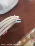 加粗300W快充手機數據線(xiàn)Type-c適用華為榮耀小米魅族VIVOPPO車(chē)載平板通用閃充電線(xiàn)加長(cháng)2米 雅白【2米】 1條裝 曬單實(shí)拍圖
