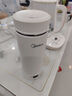 美的（Midea）電熱水杯加熱水壺保溫?zé)?350ml迷你便攜式旅行出差 國(guó)補(bǔ)智能恒溫 316L不銹鋼無(wú)異味MK-DB35X22 曬單實(shí)拍圖