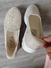 斯凱奇（Skechers）Slip ins閃穿鞋休閑鞋一腳蹬健步鞋夏季女鞋158858 淺灰色/LGY 37 曬單實(shí)拍圖