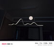惠普餐廳燈led普瑞護(hù)眼吧臺(tái)餐桌吊燈北歐奶油風(fēng)中山燈具包安裝 曬單實(shí)拍圖