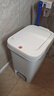 佳幫手腳踏垃圾桶10.4L家用腳踩+手按雙開蓋廚房衛(wèi)生間廁所客廳 曬單實(shí)拍圖