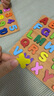 三格田（SANGTY）早教數字拼圖幼兒園拼音字母認知積木制手抓板智力玩具數學(xué)啟蒙 2件C款（數字+字母） 曬單實(shí)拍圖