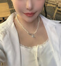 VVIENNE WESTLOCK【專柜正品】順豐包郵薇薇安西太后珍珠項鏈女士經(jīng)典帶鉆節(jié)日禮物 銀色土星別針珍珠鏈 曬單實拍圖