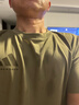 阿迪達(dá)斯短袖男2025運(yùn)動(dòng)健身戶外親膚透氣輕薄速干t恤 橄欖綠/綠棕色 L 曬單實(shí)拍圖