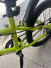 鳳凰（Phoenix）兒童自行車青少年3-4-6-8-10-12-15歲中大童學(xué)生山地車腳踏車單車 森系綠輻條輪98裝-輔助輪+單支撐 18寸(適合115-135cm) 曬單實拍圖