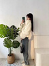 依纓皮草外套女狐貍毛海寧時(shí)尚皮毛一體新款爆款羽絨服炸街氣質(zhì)名媛冬 簡(jiǎn)約白 加厚 升級加厚 M 建議90-110斤 曬單實(shí)拍圖