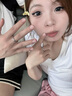 中國黃金（CHINA GOLD）連理枝足銀情侶戒指對戒男女求婚對戒七夕情人節(jié)禮物送女朋友老婆 足銀連理枝對戒【中金禮盒】+代寫賀卡/刻字 曬單實(shí)拍圖