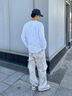 Calvin KleinJeans25秋季新款男士休閑ck浮雕字母純色打底衫長(cháng)袖T恤4RD868G YAF-月光白 L 曬單實(shí)拍圖