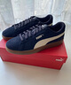 彪馬（PUMA）經(jīng)典復(fù)古休閑薄底板鞋男女百搭防滑運動鞋 SMASH 390984 海軍藍-白色-23 43 曬單實拍圖